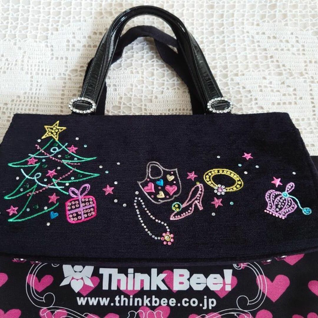 Think Bee!(シンクビー)のYOKO様専用　新品 Think Bee! クリスマスポンド バッグ レディースのバッグ(ハンドバッグ)の商品写真