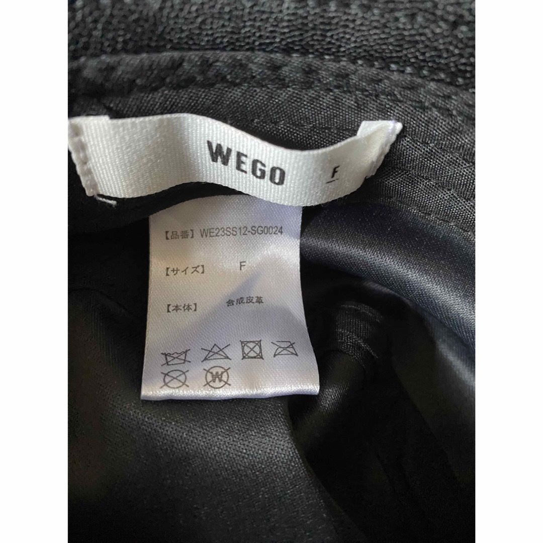WEGO(ウィゴー)のWEGO フェイクレザーバケットハット レディースの帽子(ハット)の商品写真