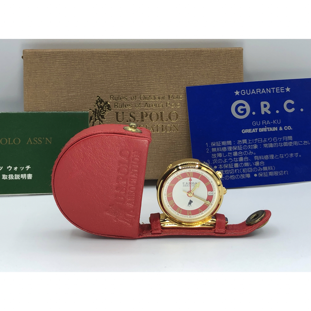 新品 アラーム付 電池交換済U.S. POLO ASSN HANDY WATCHポロ