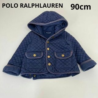 ポロラルフローレン(POLO RALPH LAUREN)のポロラルフローレン　キッズ　フード付きジャンパー　ネイビー　90cm(その他)