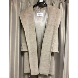 マックスマーラ(Max Mara)のMaxMara 白タグ アルパカ フーデットコート(ロングコート)