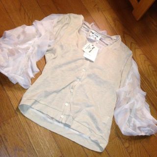 ナルシス(Narcissus)のナルシス 新品タグ付 フリルカーディガン(カーディガン)