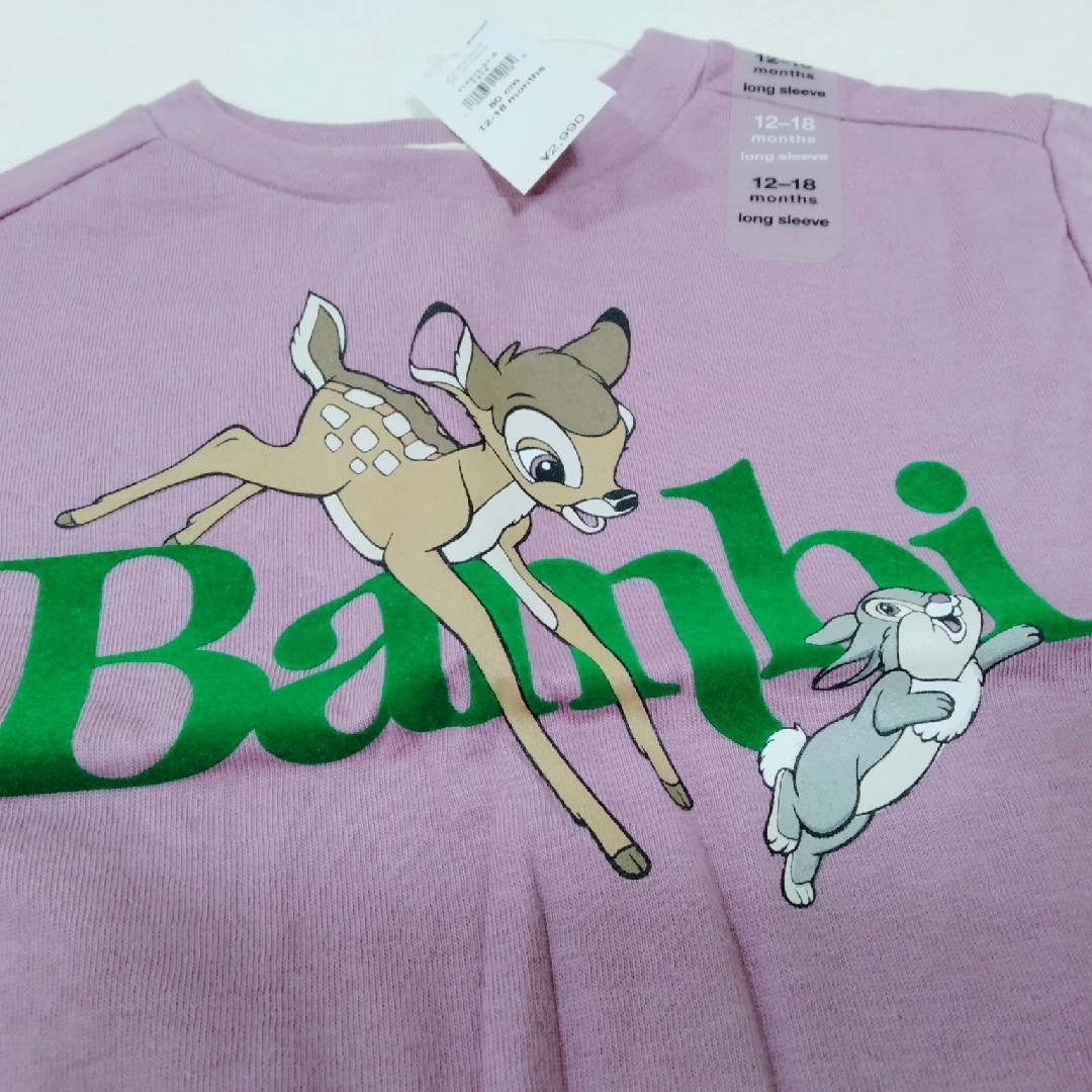 babyGAP - 【新品】バンビ ロングTシャツ 長袖 ギャップ 80cm 12〜18