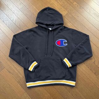 チャンピオン(Champion)のチャンピオンアクションスタイルパーカ　ブラック×イエロー　L(パーカー)