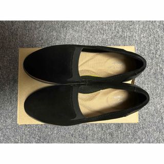 クラークス(Clarks)のクラークス　黒　スウェード(ローファー/革靴)