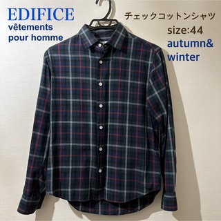 エディフィス(EDIFICE)のEDIFICE チェックシャツ vêtements pour homme 秋冬春(シャツ)