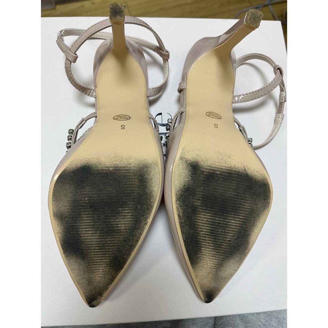 エムミーエメ　ビジューリボンエナメルミュール レディースの靴/シューズ(ミュール)の商品写真