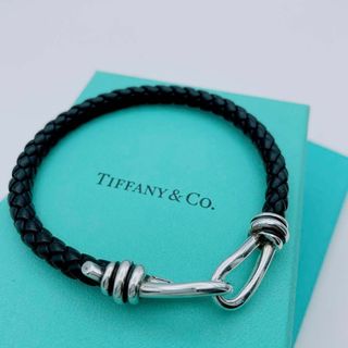 ティファニー(Tiffany & Co.)の【極美品】Tiffany & Co. ブレスレット　ノット　レザー(ブレスレット/バングル)