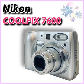 ニコン(Nikon)の【美品】Nikon COOLPIX 7600 オールドデジカメ 単三電池駆動(コンパクトデジタルカメラ)