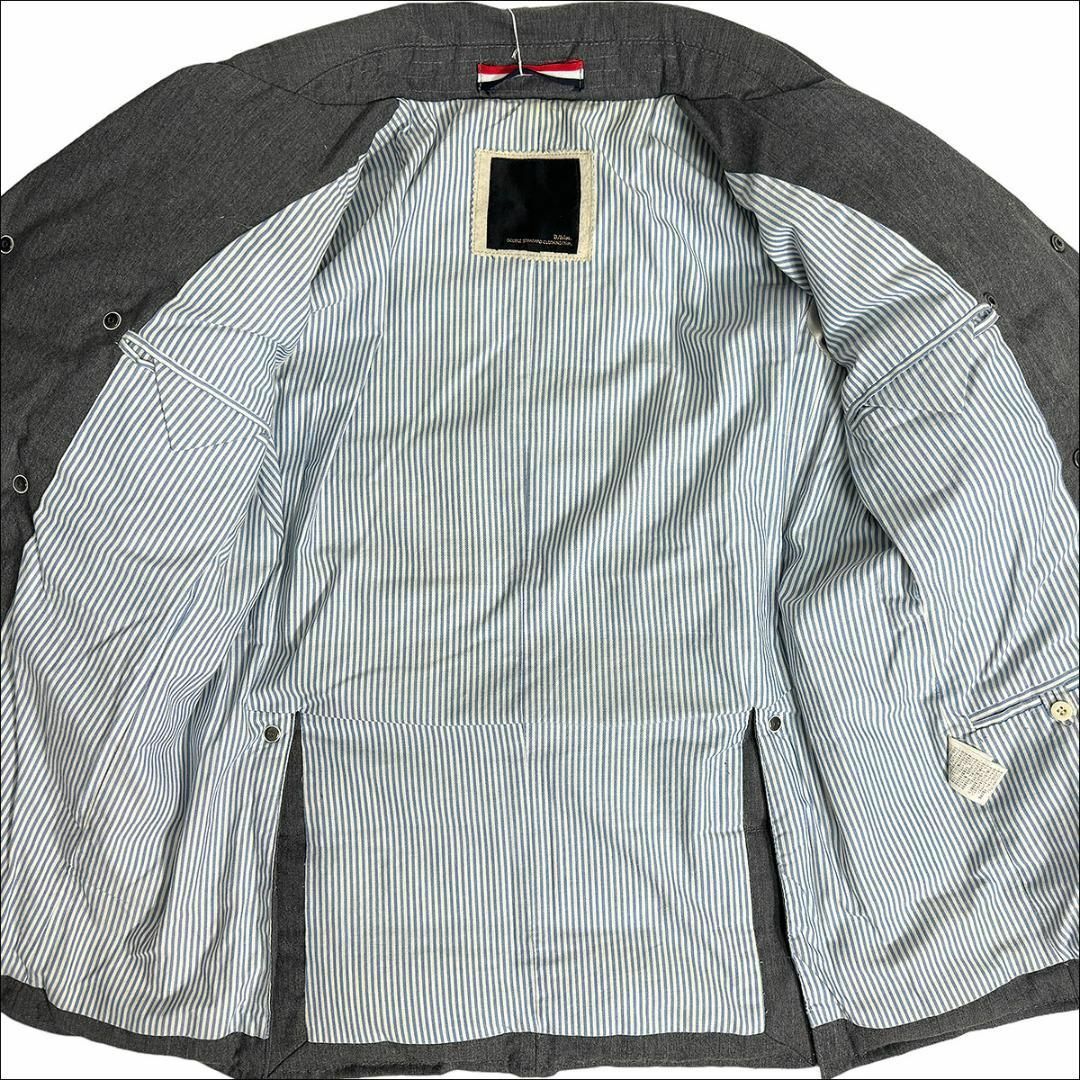 DOUBLE STANDARD CLOTHING(ダブルスタンダードクロージング)のJ6187 美品 D/him. ウールダウンジャケット グレー 44 メンズのジャケット/アウター(ダウンジャケット)の商品写真