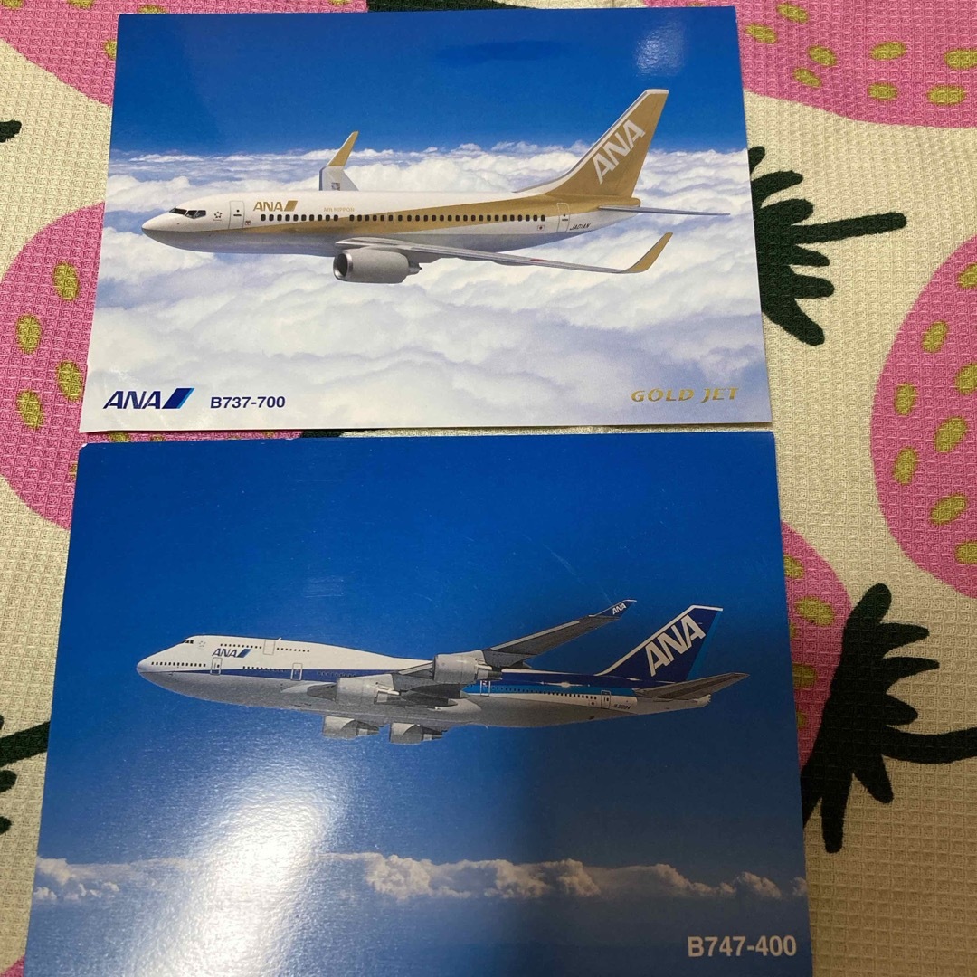 ANA(全日本空輸)(エーエヌエー(ゼンニッポンクウユ))のANA 飛行機　はがき　 エンタメ/ホビーのコレクション(ノベルティグッズ)の商品写真