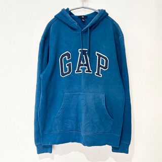 ギャップ(GAP)のGAP パーカー プルオーバー ブルー ギャップ(パーカー)