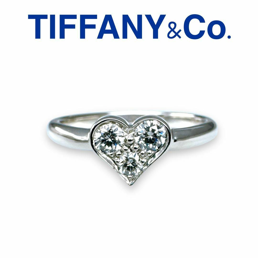 最新人気 Pt950 3P ティファニー リング Tiffany Co. センチメンタル 