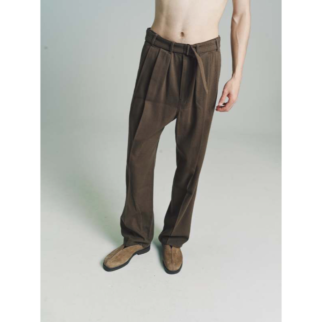 LEMAIRE(ルメール)のLemaire Belted Loose Pleated Pants 21aw メンズのパンツ(スラックス)の商品写真