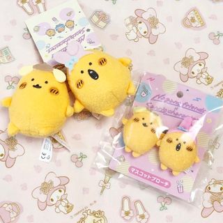 サンリオ(サンリオ)のサンリオ♡ナガノ♡もぐらコロッケ♡もぐコロ♡マスコット♡ブローチ♡新品タグ付き(キャラクターグッズ)