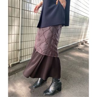 アメリヴィンテージ(Ameri VINTAGE)の新品　AMERI UNDULATE VEIL SKIRT サイズS(ロングスカート)