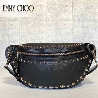 よう様専用JIMMY CHOO YORK UUF BLACK クロスボディバッグ