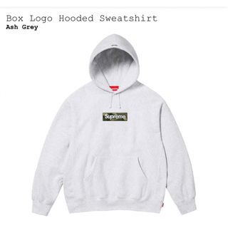 シュプリーム(Supreme)のBox Logo Hooded Sweatshirt Ash Grey S(パーカー)