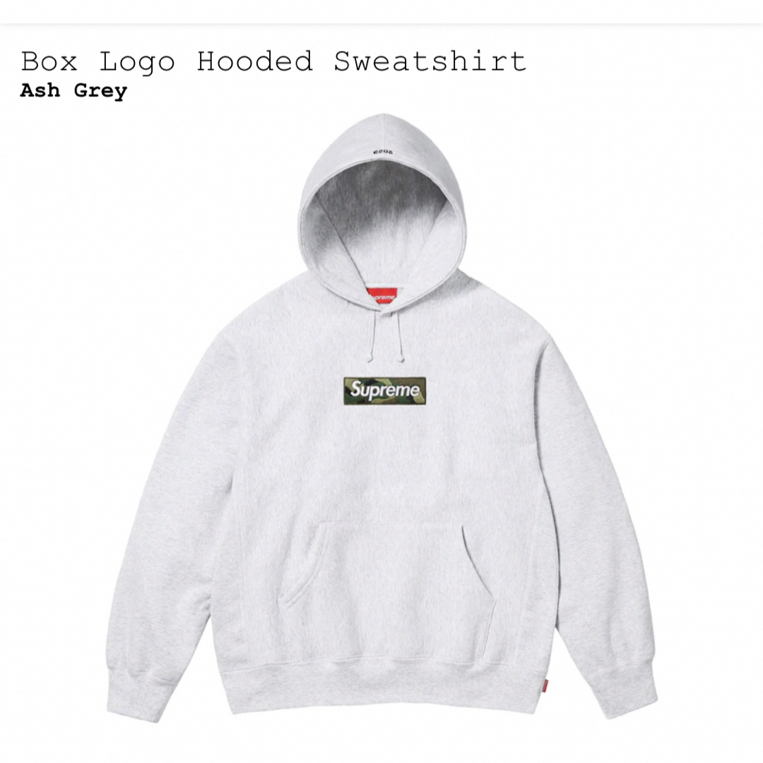 Supreme(シュプリーム)のBox Logo Hooded Sweatshirt Ash Grey S メンズのトップス(パーカー)の商品写真