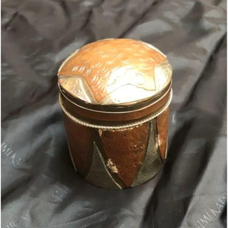 真鍮製 銅製 小物入れ 容器 ケース フランス アンティーク (小物入れ)