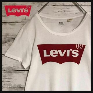 リーバイス(Levi's)の【人気定番】リーバイス　センターデカロゴTシャツ　ホワイト　薄手　F657(Tシャツ/カットソー(半袖/袖なし))