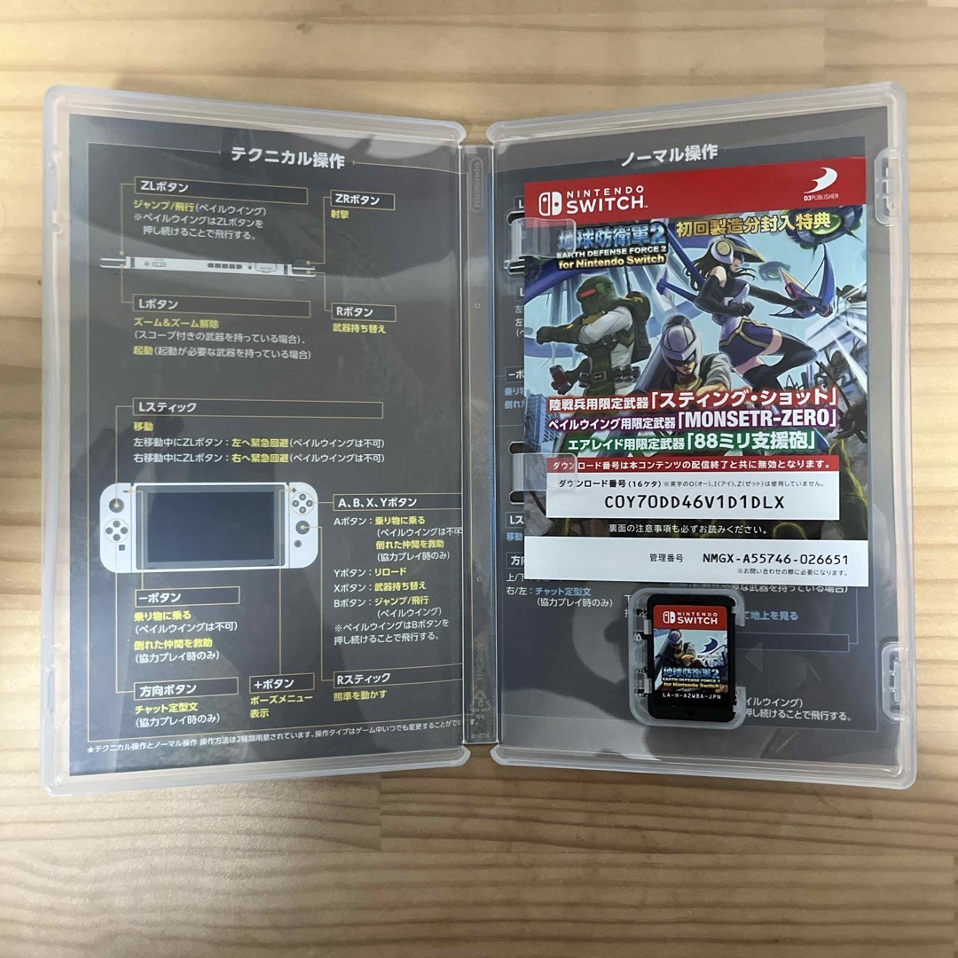 地球防衛軍2 for Nintendo Switch エンタメ/ホビーのゲームソフト/ゲーム機本体(家庭用ゲームソフト)の商品写真