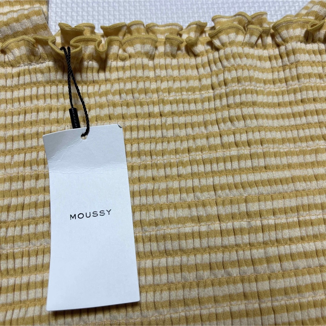 moussy(マウジー)の新品タグ付き　マウジー　トップス レディースのトップス(カットソー(長袖/七分))の商品写真