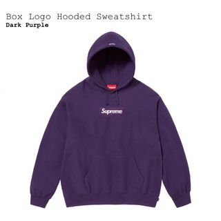 シュプリーム(Supreme)のBox Logo Hooded Sweatshirt Dark Purple M(パーカー)