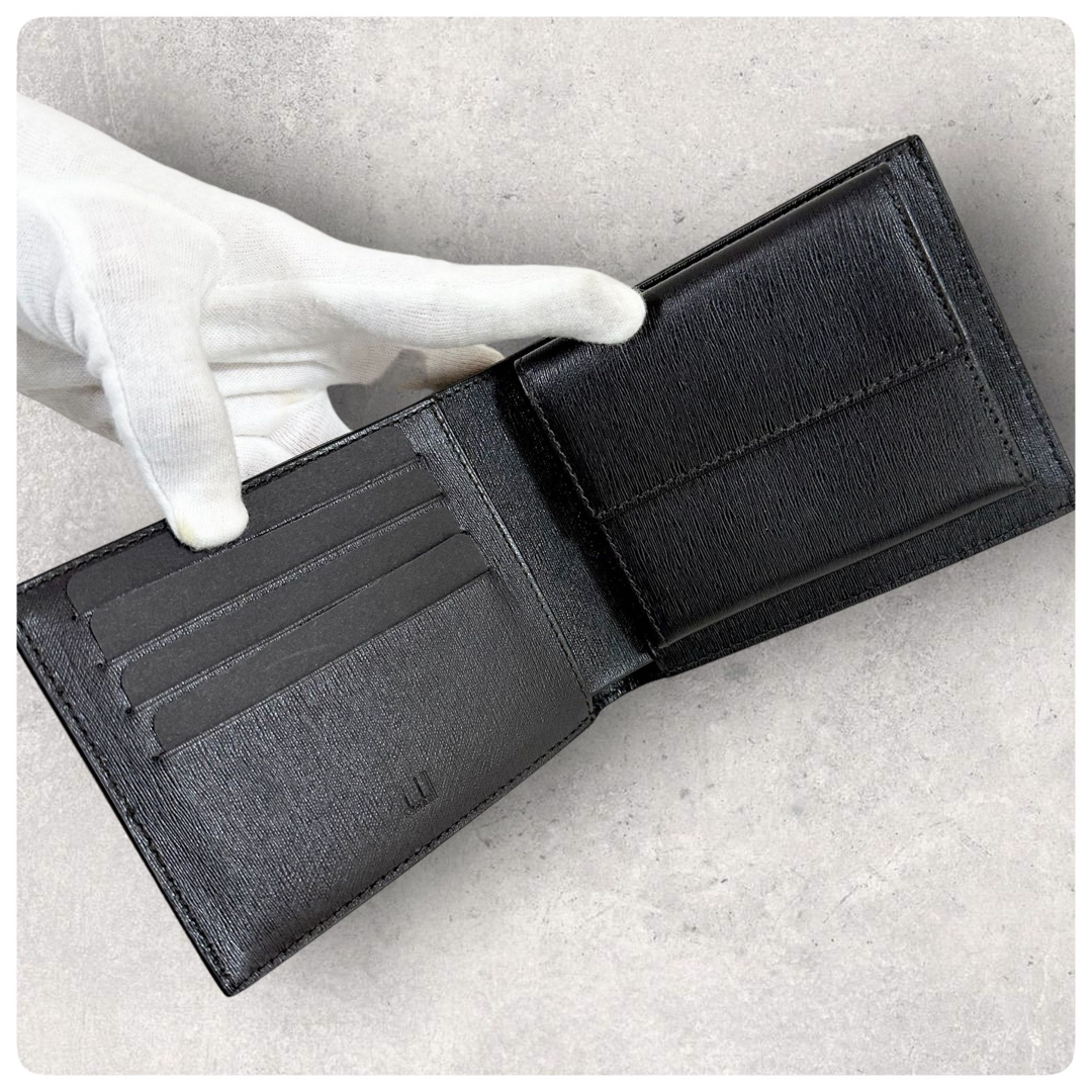 Dunhill(ダンヒル)の新品箱付き✨dunhill ダンヒル サイドカーガンメタル 財布 ダークブラウン メンズのファッション小物(折り財布)の商品写真