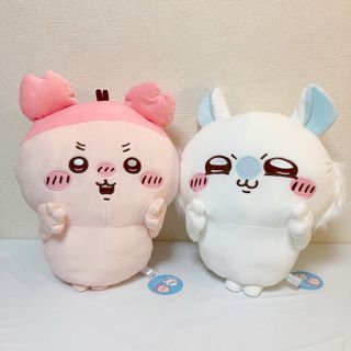 チイカワ(ちいかわ)の【匿名発送】新品 ちいかわ 古本屋・モモンガ BIGぬいぐるみ 全2種セット(ぬいぐるみ)