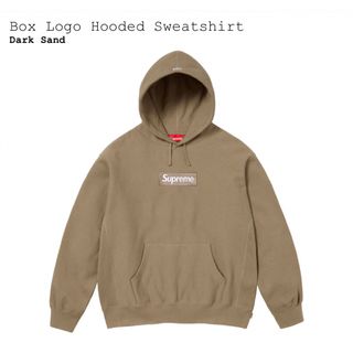 シュプリーム(Supreme)のBox Logo Hooded Sweatshirt Dark Sand S(パーカー)