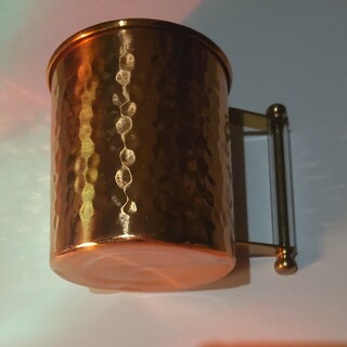 純銅製カップ 5個セット(箱なし)(グラス/カップ)