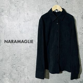 ナラカミーチェ(NARACAMICIE)の【人気商品】ナラマリエ シャツ ブラウス レディース ブラック レザー L(シャツ/ブラウス(長袖/七分))