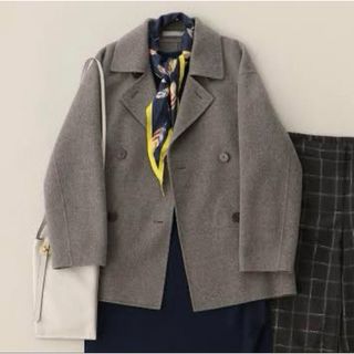 極美品 Theory luxe 21AW カシミヤ混ダブルフェイスコート 36