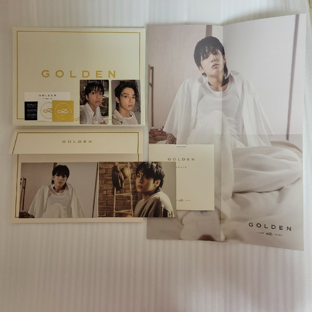 BTS JUNGKOOK Album GOLDEN SOLID CD bangtan kpop photocard