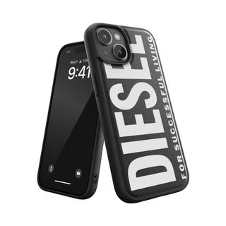 ディーゼル(DIESEL)の新品 DIESEL (ディーゼル) iPhone14用 BK/WH プレミアム(iPhoneケース)