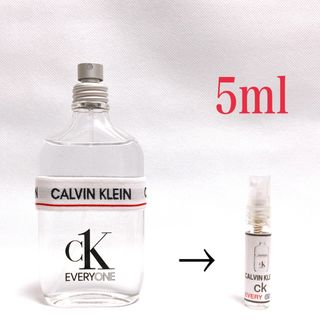 カルバンクライン(Calvin Klein)のCK EVERY ONE カルバンクラインエブリワン EDT 5ml 天香香水(ユニセックス)