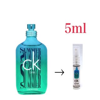 カルバンクライン(Calvin Klein)のCK ONE SUMMER シーケーワン サマー EDT 5ml 天香香水(ユニセックス)