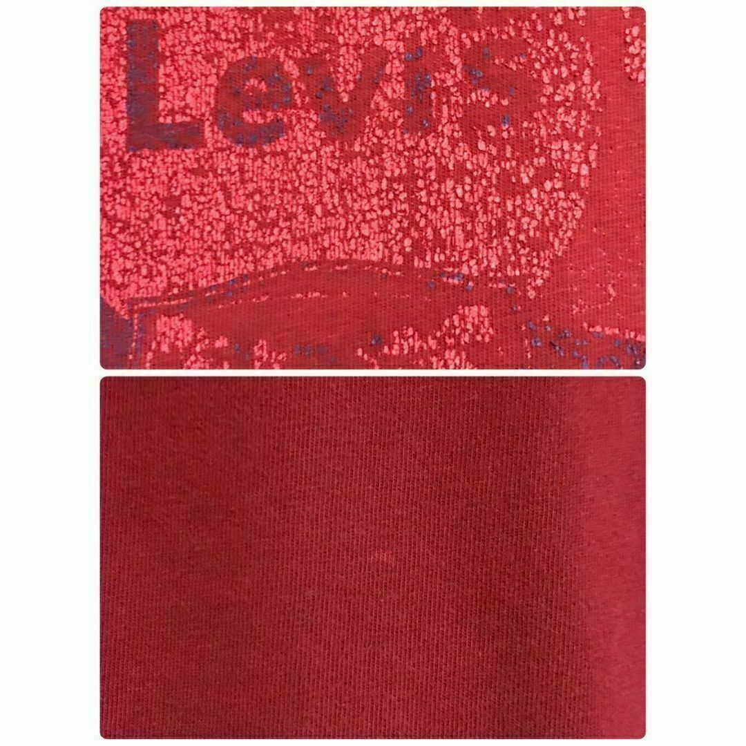 Levi's(リーバイス)の【人気カラー】リーバイス　ロゴプリント入りTシャツ　ワインレッド　E588 メンズのトップス(Tシャツ/カットソー(半袖/袖なし))の商品写真