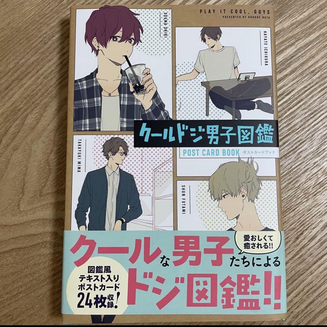 PO] cool doji danshi postcard book ク−ルドジ男子図鑑－ポストカ