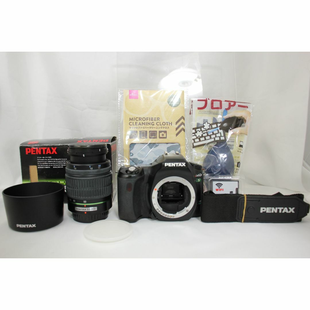 PENTAX(ペンタックス)のPentax デジタル一眼 ist DS レンズセット　Wifi CFカード付 スマホ/家電/カメラのカメラ(デジタル一眼)の商品写真