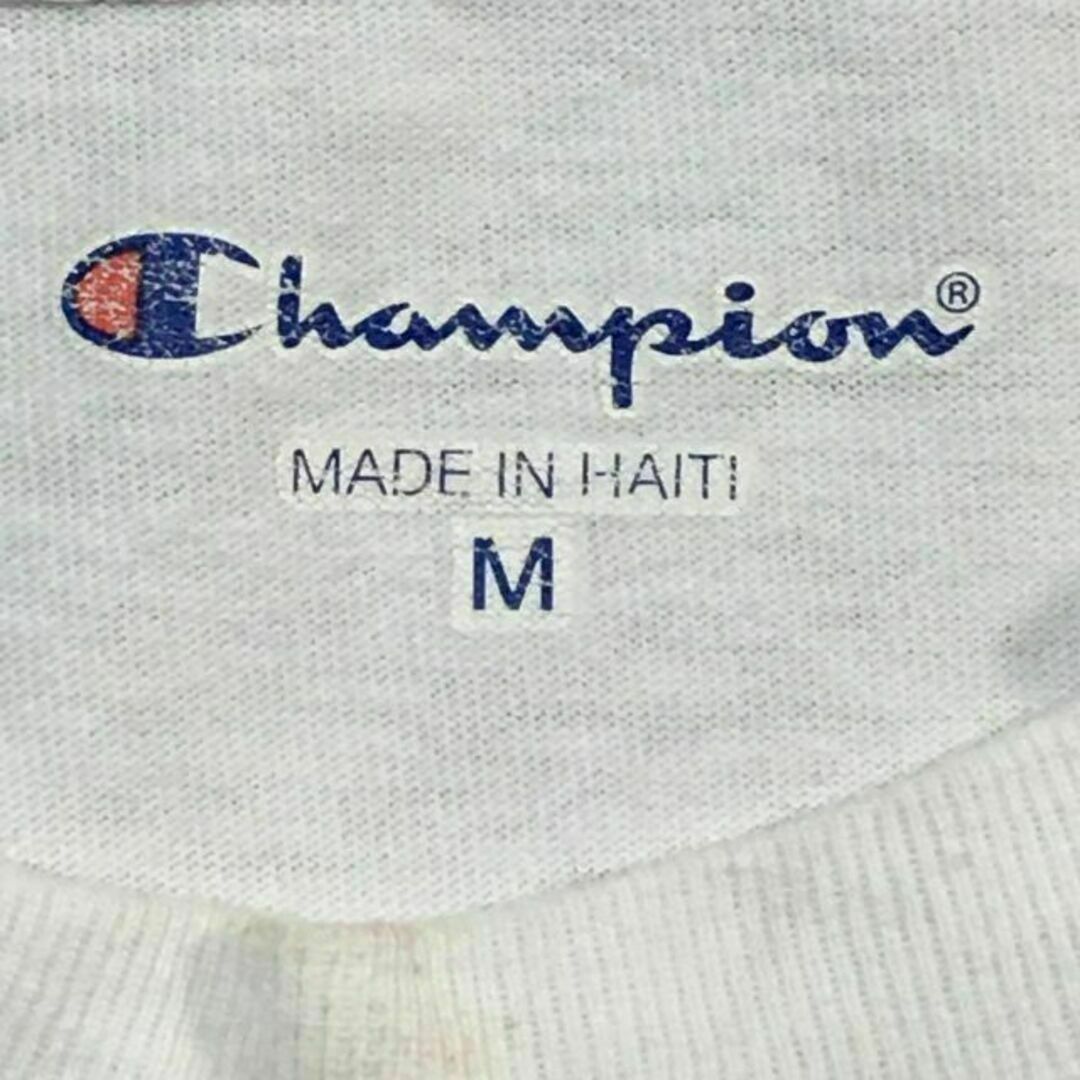 Champion(チャンピオン)の【希少00Sビンテージ】チャンピオン　半袖プリントTシャツ　人気白M K192 メンズのトップス(Tシャツ/カットソー(半袖/袖なし))の商品写真