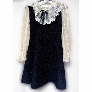 デイジーストア(dazzy store)の【本日まで】dazzystore 黒×アイボリー ドレス(ナイトドレス)