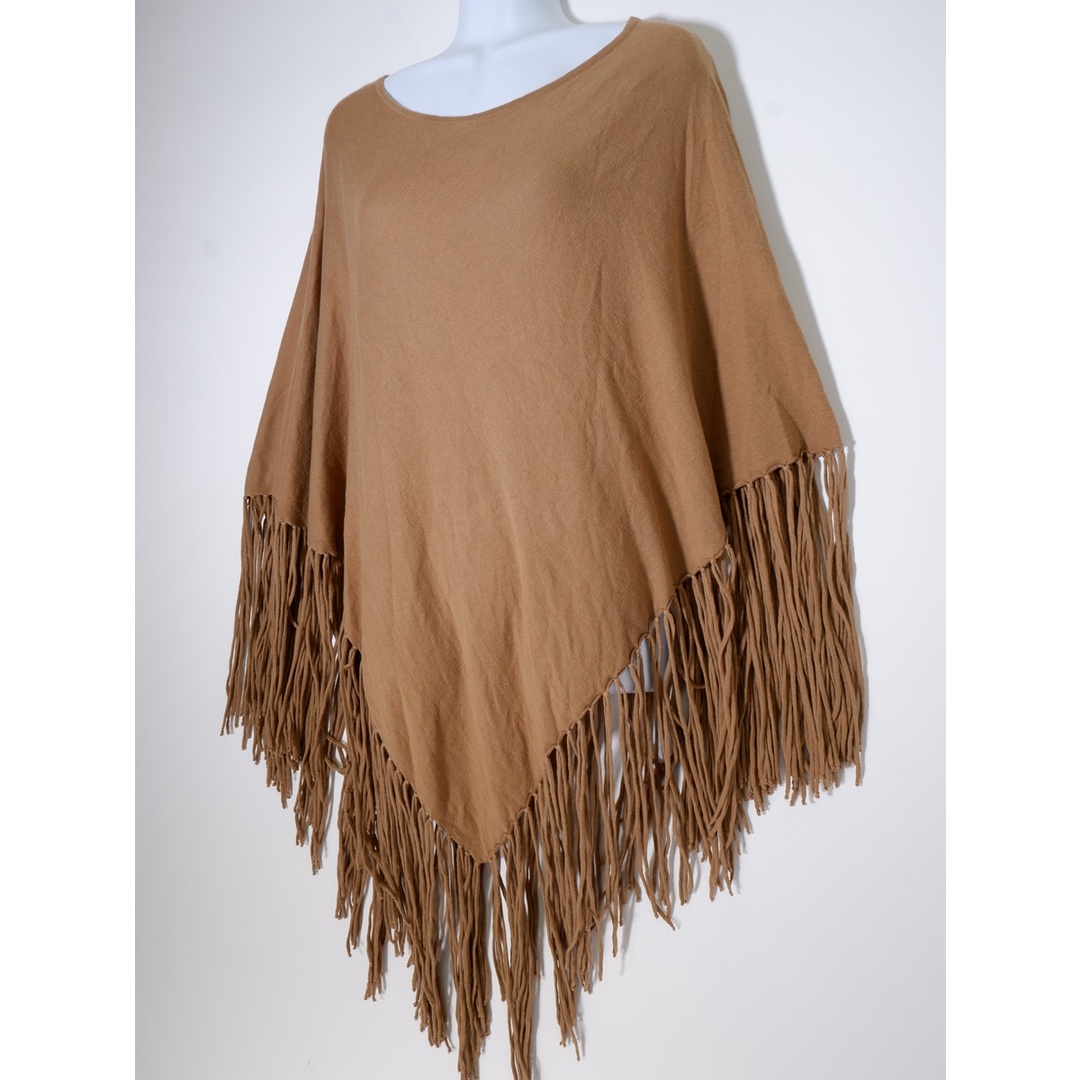 GOOD GRIEFグッドグリーフ L'Appartementアパルトモン購入2020SS Knit Fringe  Ponchoニットフリンジポンチョ【フリー】【LZCA73037】