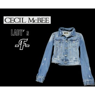 セシルマクビー(CECIL McBEE)のレディースF◇CECIL MC BEE◇ダメージ加工Gジャン(Gジャン/デニムジャケット)