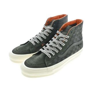 ポーター(PORTER)のPORTER スニーカー UK10(28.5cm位) カーキx黒(総柄) 【古着】【中古】(スニーカー)