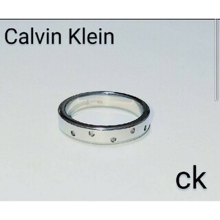 カルバンクライン(Calvin Klein)の【ほぼ未使用】 カルバンクライン ck リング 7号 指輪(リング(指輪))