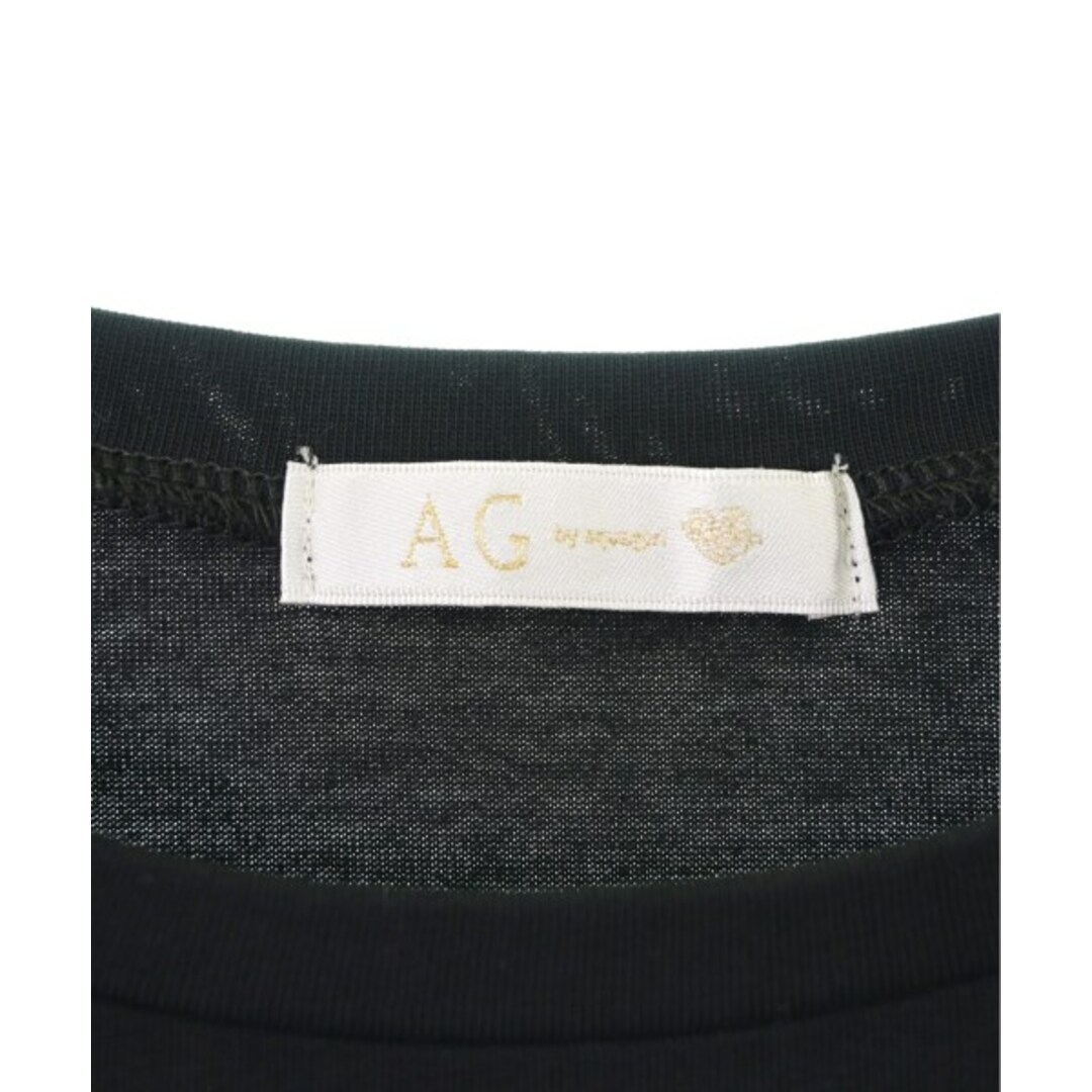 AG by aquagirl(エージーバイアクアガール)のAG by aquagirl Tシャツ・カットソー 36(S位) 黒 【古着】【中古】 レディースのトップス(カットソー(半袖/袖なし))の商品写真