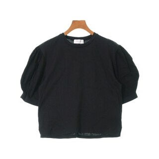 オペークドットクリップ(OPAQUE.CLIP)のOPAQUE.CLIP Tシャツ・カットソー 36(S位) 黒 【古着】【中古】(カットソー(半袖/袖なし))