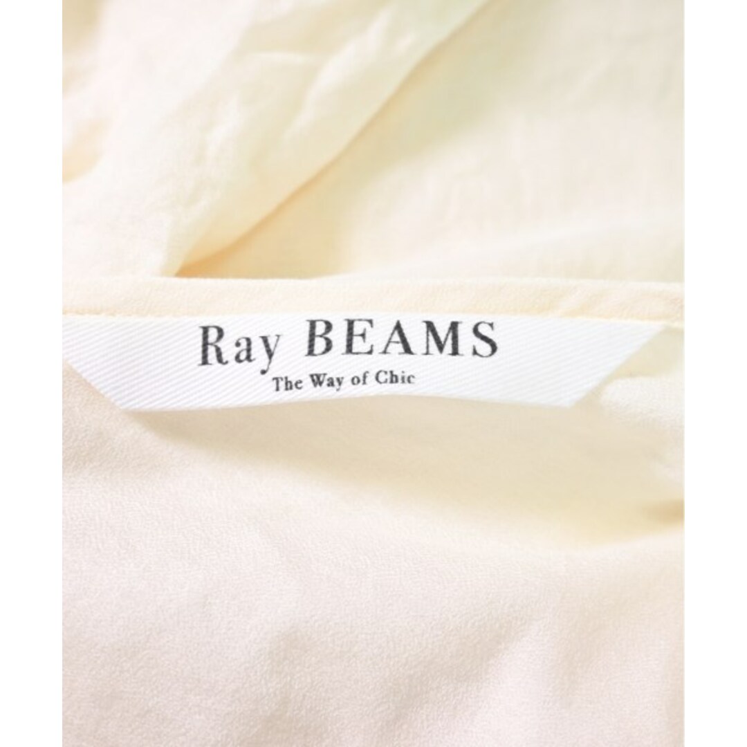 Ray BEAMS(レイビームス)のRay Beams レイビームス カジュアルシャツ 0(XS位) クリーム 【古着】【中古】 レディースのトップス(シャツ/ブラウス(長袖/七分))の商品写真